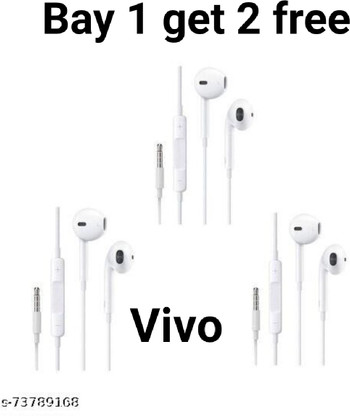 Vivo Earphones BUY 1 GET 2 FREE OFFER 