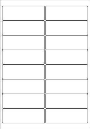 DESMAT A4 sheet 16 label and sticker Self-adhesive Paper ...