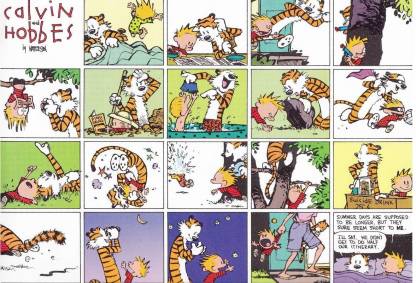 Comics Calvin & Hobbes Hobbes Calvin Print Poster Print Poster on 13x19  Inches Paper Print - Animation & Cartoons posters in India - Buy art, film,  design, movie, music, nature and educational