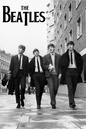 The Beatles Walking On Good Quality Hd Quality Wallpaper Poster Fine Art Print Art Paintings Posters In India Buy Art Film Design Movie Music Nature And Educational Paintings Wallpapers At