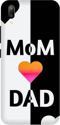 softcrash Back Cover for VIVO V11Pro MOM AND DAD, WALLPAPER, DAD, BEST, MOM  - softcrash : 