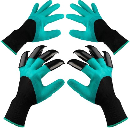for 2 Pairs Garden Genie Gloves with Claws Breathable for Women & Men Gloves 