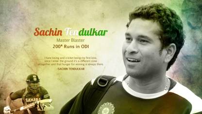 sachin tendulkar cricketer background wallpaper on fine art paper 13x19  Paper Print - Art & Paintings posters in India - Buy art, film, design,  movie, music, nature and educational paintings/wallpapers at 
