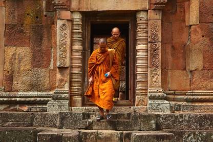 TWO MONK BUDDHA ON FINE ART PAPER HD QUALITY WALLPAPER POSTER Fine Art Print - Art & Paintings posters in India - Buy art, film, design, movie, music, nature and educational paintings/wallpapers TWO MONK BUDDHA ON FINE ART PAPER HD QUALITY WALLPAPER POSTER Fine Art Print - Art & Paintings posters in India - Buy art, film, design, movie, music, nature and educational paintings/wallpapers