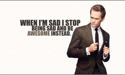 Barney Stinson ON FINE ART PAPER HD QUALITY WALLPAPER POSTER Fine Art Print  - Pop Art posters in India - Buy art, film, design, movie, music, nature  and educational paintings/wallpapers at 