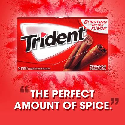 Mondelez Trident (IMPORTED) 14 Sticks Cinnamon Chewing Gum