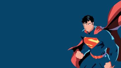 Comics Superman HD Wallpaper on fine art paper 13x19 Fine Art Print - Art &  Paintings posters in India - Buy art, film, design, movie, music, nature  and educational paintings/wallpapers at 