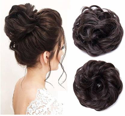 AANU Hair Extension Ruffle Juda Set Of 2 Pcs Synthetic Hair For Girls And Women Artificial Juda For Ponytail And Bun Juda Maker For Look Like Real Hair, Black Braid Extension Price AANU Hair Extension Ruffle Juda Set Of 2 Pcs Synthetic Hair For Girls And Women Artificial Juda For Ponytail And Bun Juda Maker For Look Like Real Hair, Black Braid Extension Price