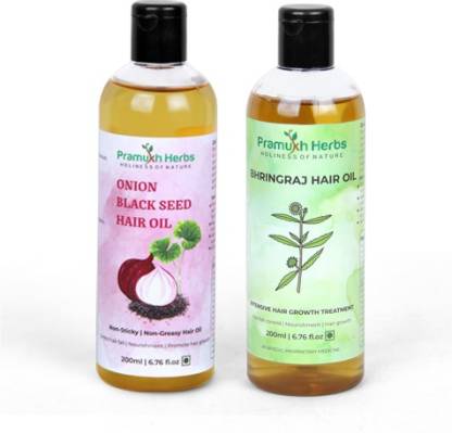pramukh herbs Onion and BHRINGRAJ HAIR OIL Hair Oil - Price in India, Buy  pramukh herbs Onion and BHRINGRAJ HAIR OIL Hair Oil Online In India,  Reviews, Ratings & Features 