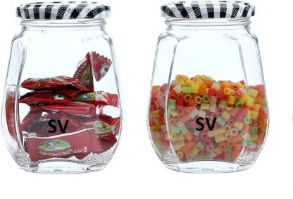 Sv Enterprise  - 515 ml Glass Grocery Container
