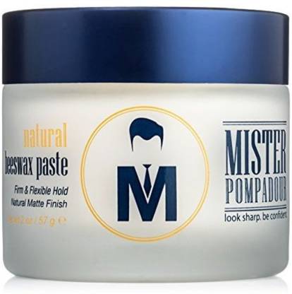 Mister Pompadour Natural Beeswax Hair Styling Paste for Men Hair Paste -  Price in India, Buy Mister Pompadour Natural Beeswax Hair Styling Paste for  Men Hair Paste Online In India, Reviews, Ratings