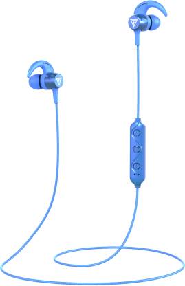 TECHFIRE N95- 12 Hours Playtime with superior sound Neckband Headphone Bluetooth Headset  (Blue, In the Ear)