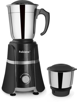 Fabiano FAB-MG-Bliss 500 Mixer Grinder (2 Jars, Black, Silver)