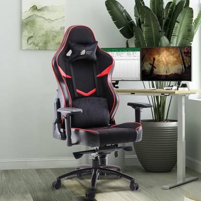 GREEN SOUL Monster Ultimate Series (T) Multi-Functional Ergonomic Gaming Chair (GS-734U) (Black & Red) (Size - Large) Fabric Office Executive Chair  (Black, Red, DIY(Do-It-Yourself))