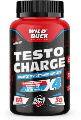 WILD BUCK Testo Booster With Pure Herbs For Long Lasting  Stamina,Performance & Muscle Gain