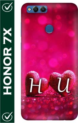 FULLYIDEA Back Cover for Honor 7X, Honor 7X, Letter H, Alphabet H, Name H,  Letter H With U, H Love U - FULLYIDEA : 