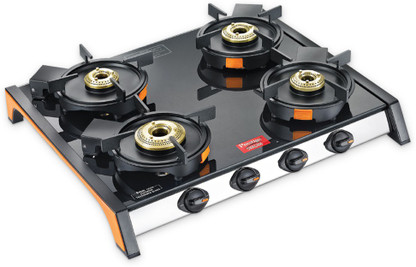 prestige 4 burner glass top stove