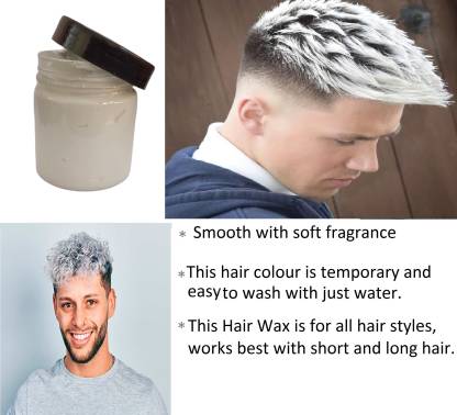 GFSU TEMPORARY WHITE HAIR COLOR WAX FOR PERFECT HAIR STYLING , WHITE -  Price in India, Buy GFSU TEMPORARY WHITE HAIR COLOR WAX FOR PERFECT HAIR  STYLING , WHITE Online In India,