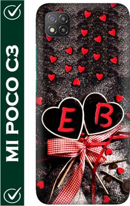 Fullyidea Back Cover For Poco C3 Letter E Alphabet E Name E Letter E With B E Love B Fullyidea Flipkart Com