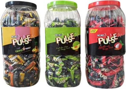 Pass Pass PULSE KACHCHA AAM, LITCHI, ORANGE GUAVA PINEAPPLE TRIPLE ...