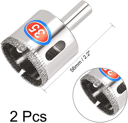 uptoak 2pcs 35mm Diamond Drill Bit Hole 