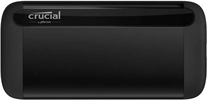 [For HDFC Bank Credit Card] Crucial 1 TB External Solid State Drive (SSD)  (Black)