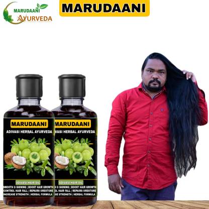 MARUDAANI ADIVASI HERBAL HAIR OIL For Stronger & Thicker Hair Hair Oil -  Price in India, Buy MARUDAANI ADIVASI HERBAL HAIR OIL For Stronger &  Thicker Hair Hair Oil Online In India,