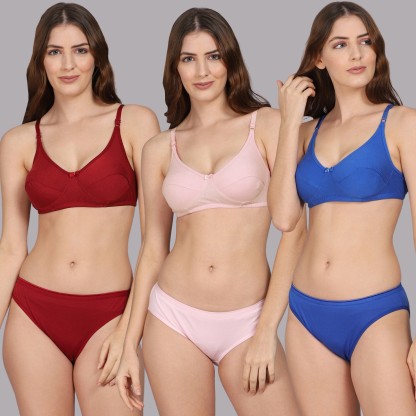 cotton bra and panty sets flipkart