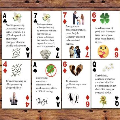 Fortune Telling Playing Cards - A 56 Card Deck: Buy Fortune Telling ...