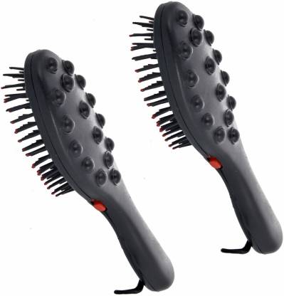 DSTECHBAR Hair Massager Magnetic Vibrating Comb 2pc Head Hair Brush For Men  and Women Hair Massager Magnetic Vibrating Comb 2pc Head Hair Brush For Men  and Women Massager - DSTECHBAR : 