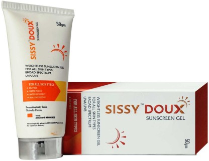 sissy doux sunscreen gel