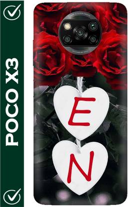 FULLYIDEA Back Cover for POCO X3, Letter E, Alphabet E, Name E, Letter E With N, E Love N - FULLYIDEA : FULLYIDEA Back Cover for POCO X3, Letter E, Alphabet E, Name E, Letter E With N, E Love N - FULLYIDEA :