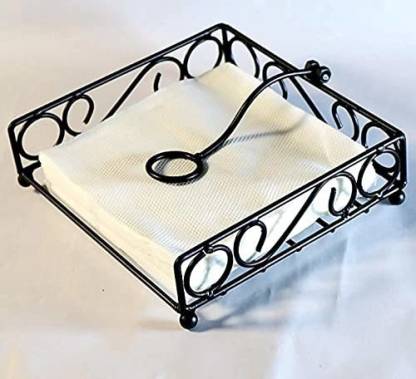 M A Handicraft 1 Compartments Iron, Napkin Holder For Dining Table