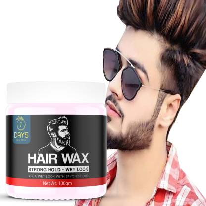 7 Days hair wax spray Cream for men wet look Strong Hold Hair Wax - Wet Look  -
