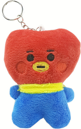 bt21 tata plush keychain