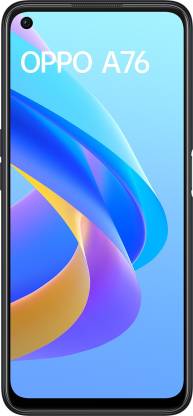 OPPO A76 (Glowing Black, 128 GB)