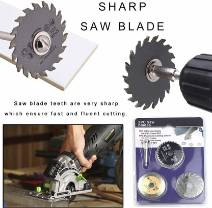 uptotoolsak Circular Saw Blade Set 