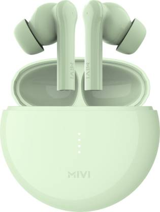 Mivi DuoPods F60 ENC with 50+ Hrs Playtime| Made in India | Powerful Bass | 4 Mics Bluetooth Headset