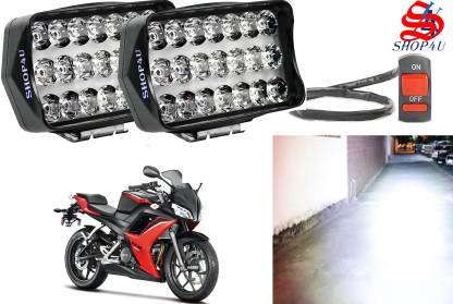 SHOP4U Waterproof 21 SMD LED Fog Light with Switch for Hero HX 250R Headlight, Fog Lamp Motorbike LED for Hero (12 V, 35 W)