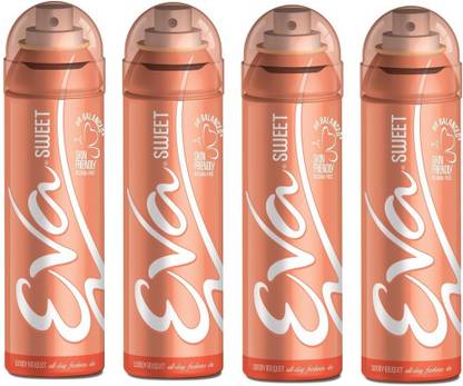 EVA SWEET (125 ml x 4) Deodorant Spray - For Women - Price in India
