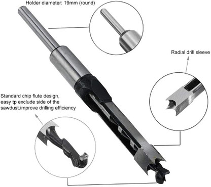 uptoak 8mm Chisel Bit Woodworking 