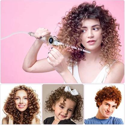 Pink Tokri DL-5017 Temperature Indication Hair Curling Machine With Stand   Mtr Wire A12 Electric Hair Curler Price in India - Buy Pink Tokri  DL-5017 Temperature Indication Hair Curling Machine With Stand