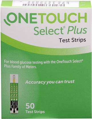 OneTouch Select Plus 50 Glucometer Strips