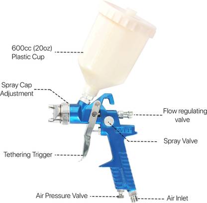 Pinaka H.V.L.P Traditional Spray Gun H-827 HVLP Sprayer Price ...
