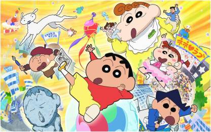 Shin Chan Cartoon Poster For Room Paper Print - Children, Animation &  Cartoons posters in India - Buy art, film, design, movie, music, nature and  educational paintings/wallpapers at 