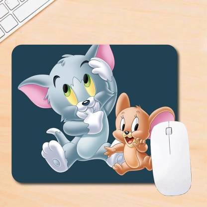 MIKKA Little Jerry and Tom Cartoon Theme Animation Character Printed Mouse  Pad Co8641 Mousepad - MIKKA : 