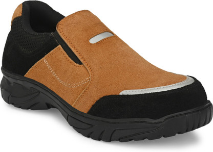 Udenchi Tan Without Lace Steel Toe Slip 