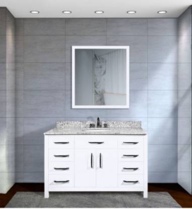 Oceanic6 30 Inches Snow White Bathroom Vanity Furniture For Home And Hotels Counter Top In India - 30 Inch Bathroom Sink Tops In India