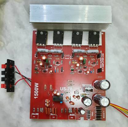 Ai Wok 1500 Watt Amplifier Board With Bass Treble 12v For Fan And 5v For Bt Module Electronic Components Electronic Hobby Kit Price In India Buy Ai Wok 1500 Watt Amplifier