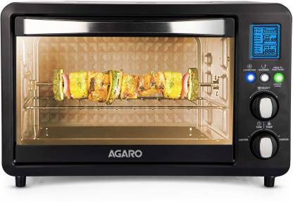 AGARO Imperial Digital Oven Toaster Griller, 38 Litres, Black